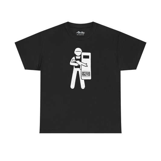 ASAP ROCKY MERCH -  DON'T BE DUMB RIOT MAN DATEBACK TEE