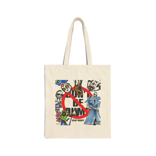ASAP ROCKY MERCH -  DON'T BE DUMB TOUR TOTE BAG