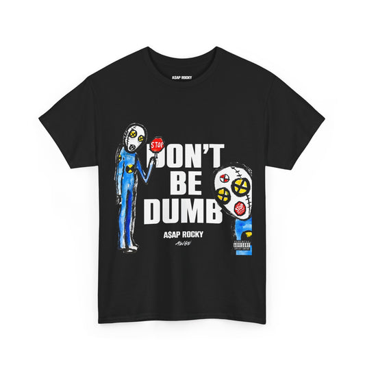 ASAP ROCKY MERCH -  DON'T BE DUMB ALBUM COVER BLACK T-SHIRT