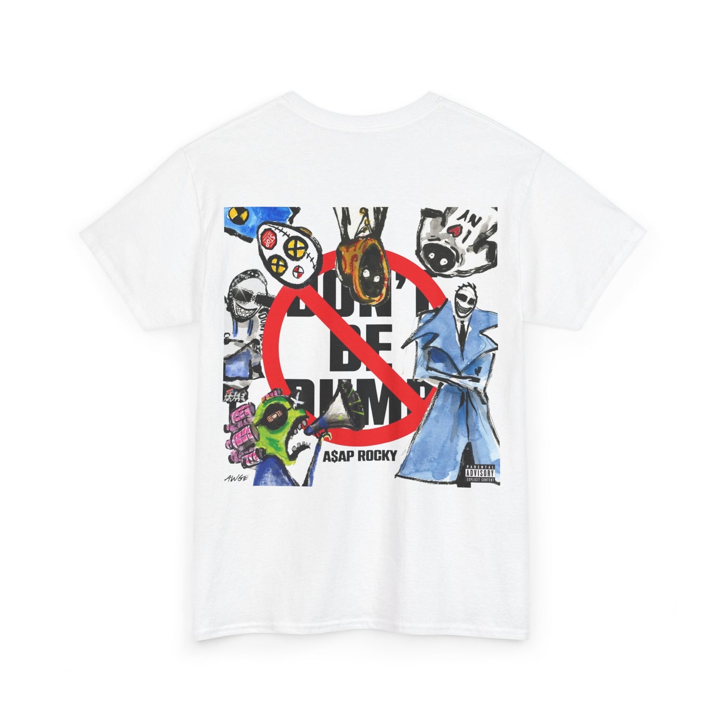 ASAP ROCKY MERCH - DON'T BE DUMB GROUP T-SHIRT